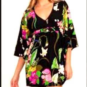 Trina Turk Moonlight Lotus Swimsuit Cover Up